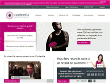 Tablet Screenshot of contentia.fr